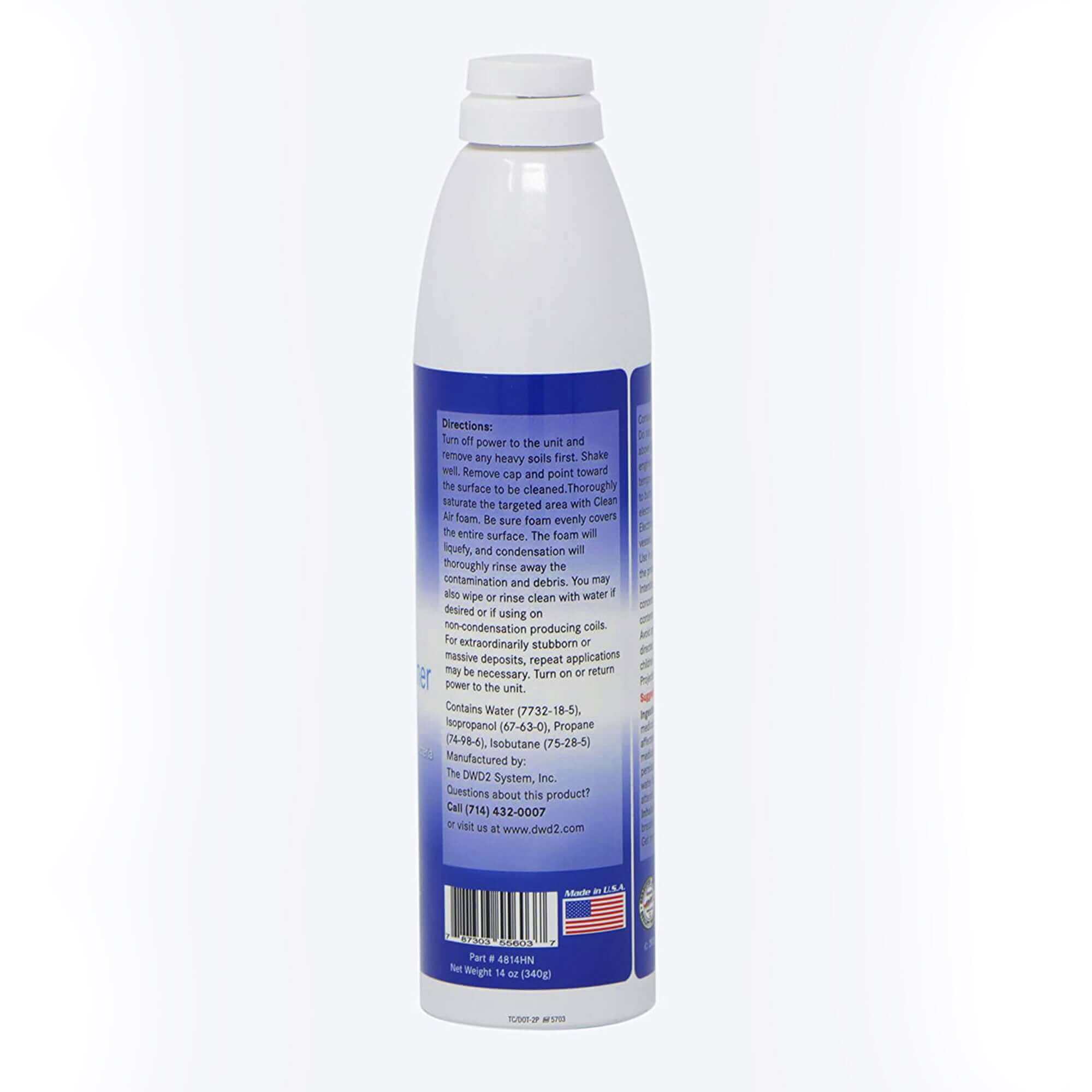 Foaming Coil Cleaner for HVAC Systems Self - Rinsing – Home & Commercial | DWD2 Clean Air®