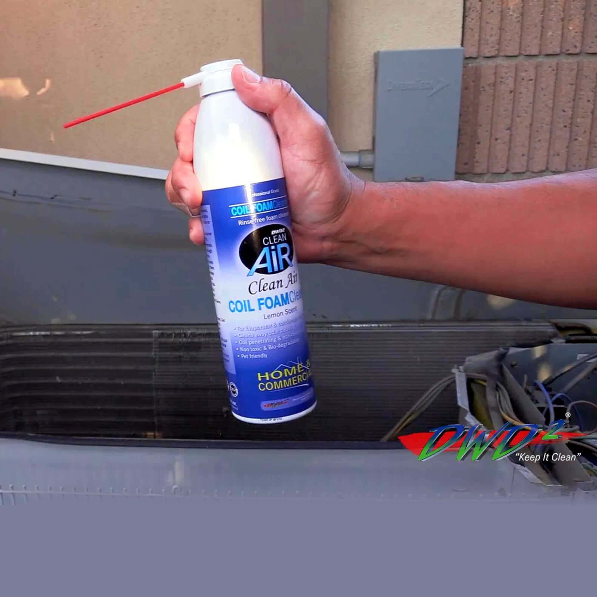 Foaming Coil Cleaner for HVAC Systems Self - Rinsing – Home & Commercial | DWD2 Clean Air®