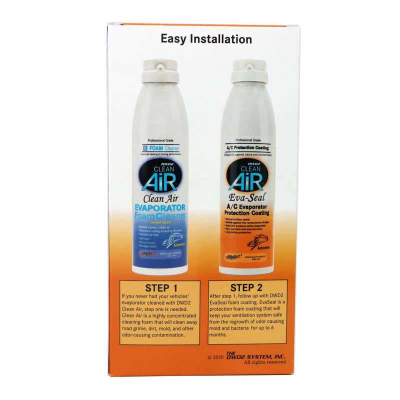 Clean & Seal A/C Treatment Kit – Foaming Cleaner + Coil Protector | DWD2