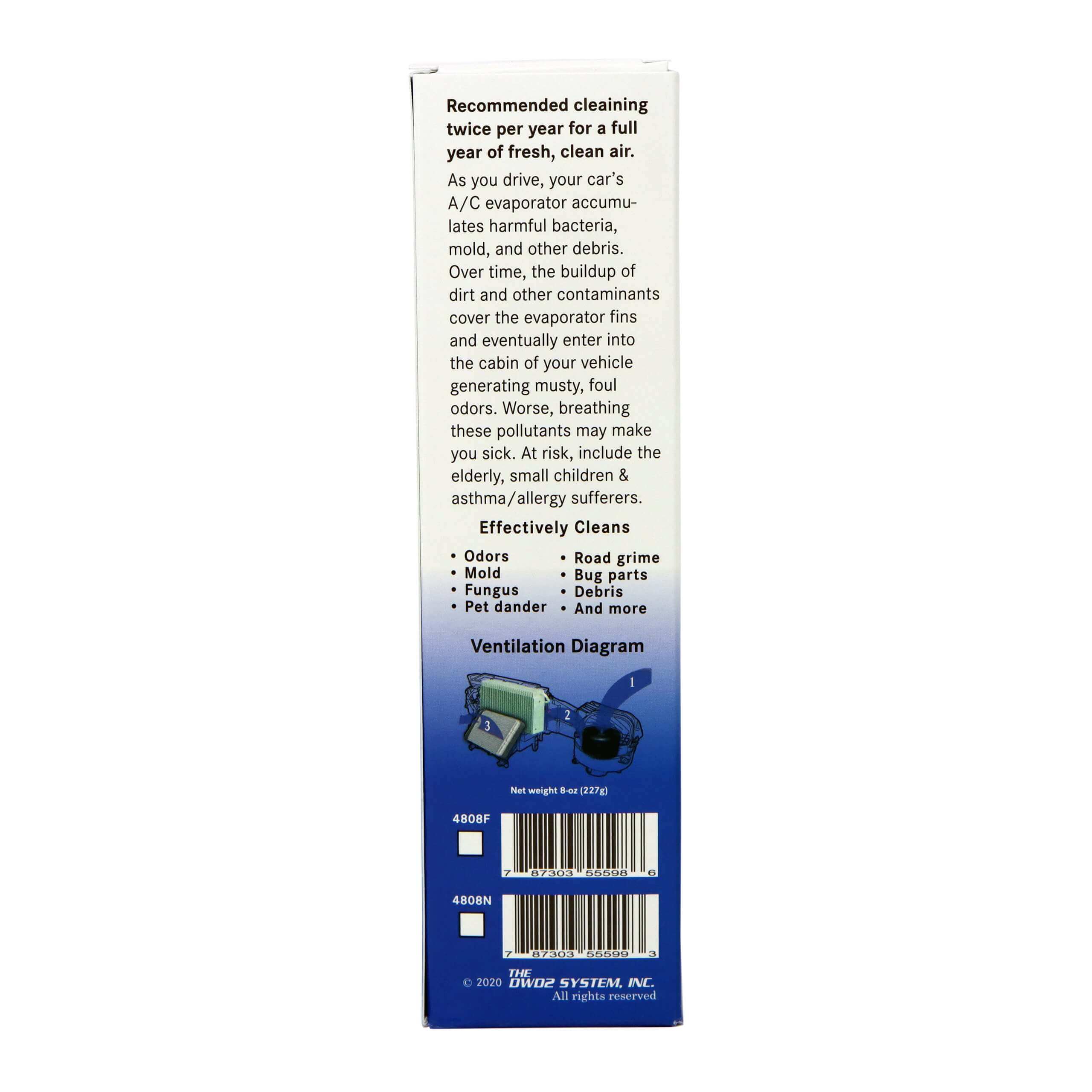 Premium Foaming A/C Coil Cleaner for Cars – Self-Rinsing | DWD2 Clean Air®