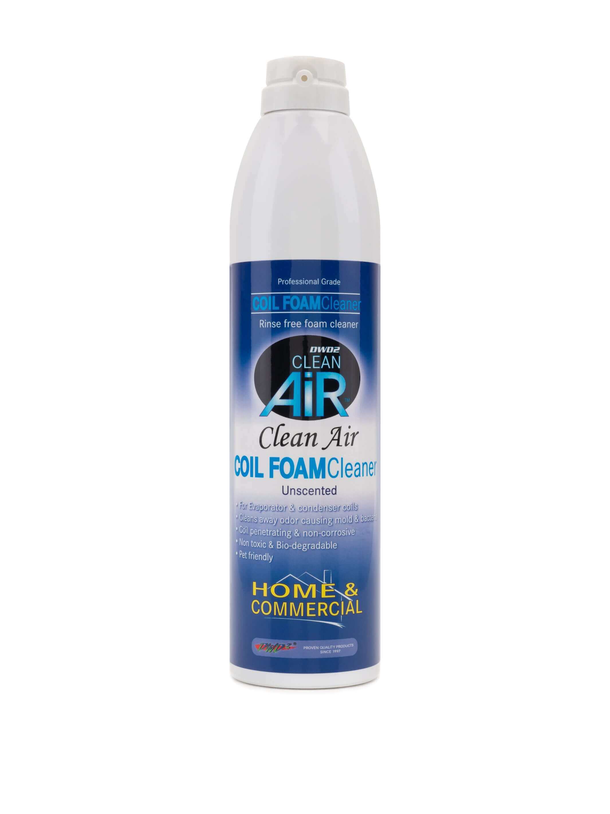 Foaming Coil Cleaner for HVAC Systems Self - Rinsing – Home & Commercial | DWD2 Clean Air®