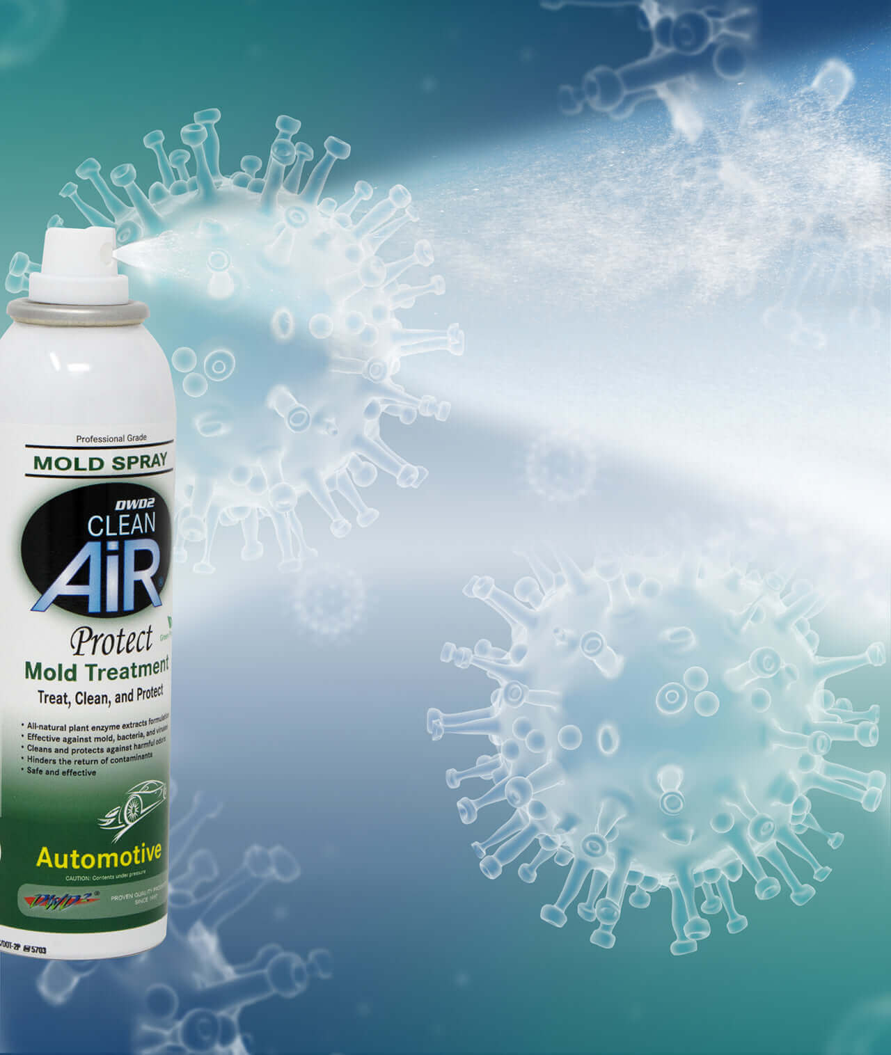 Automotive Mold - Odor Enzyme Treatment | DWD2 Protect™