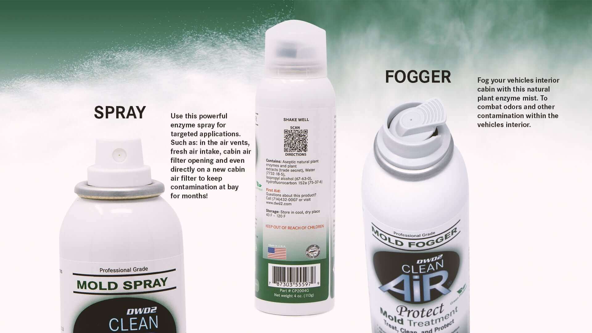 Automotive Mold - Odor Enzyme Treatment | DWD2 Protect™