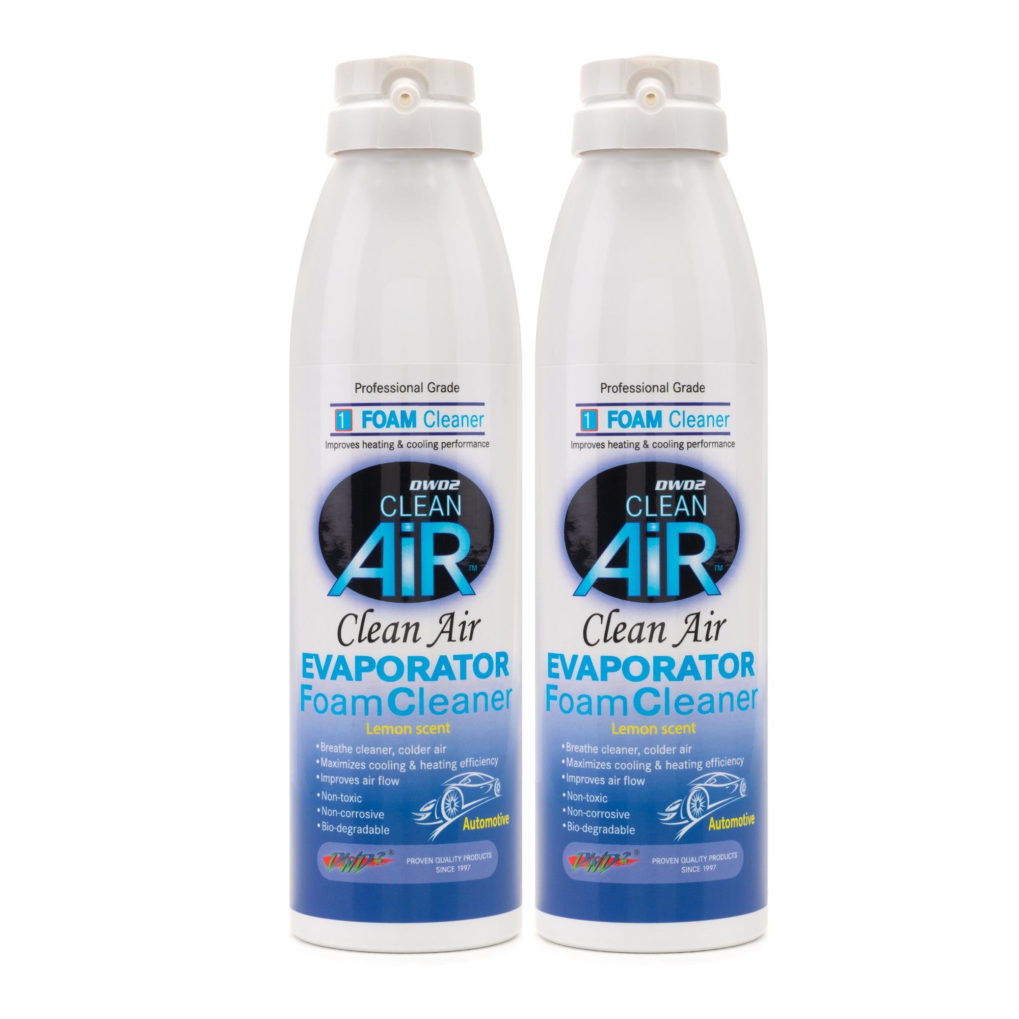 Complete Car A/C Odor Elimination Kit – 1 Year Protection | DWD2 Clean Air® Car Kit