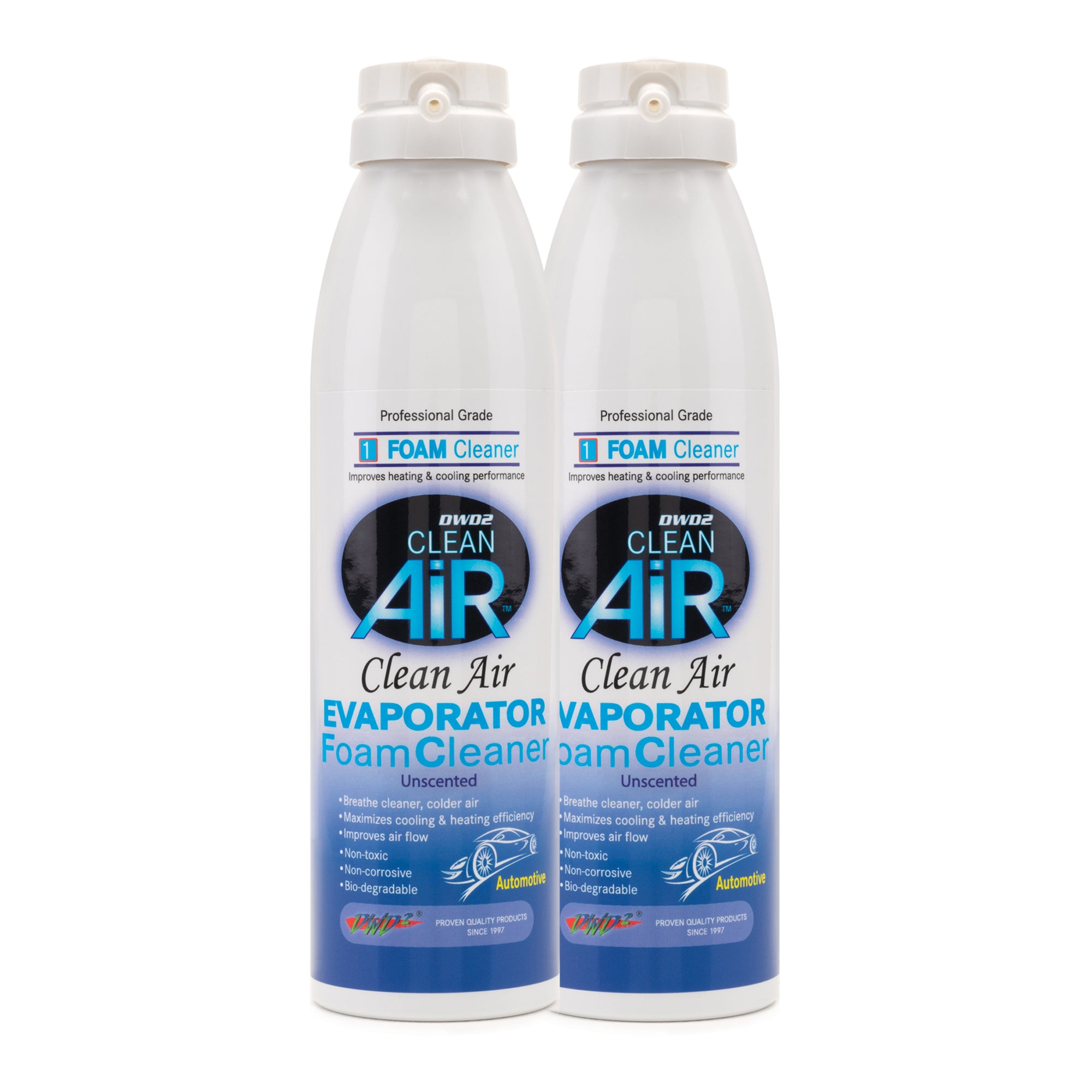 Complete Car A/C Odor Elimination Kit – 1 Year Protection | DWD2 Clean Air® Car Kit