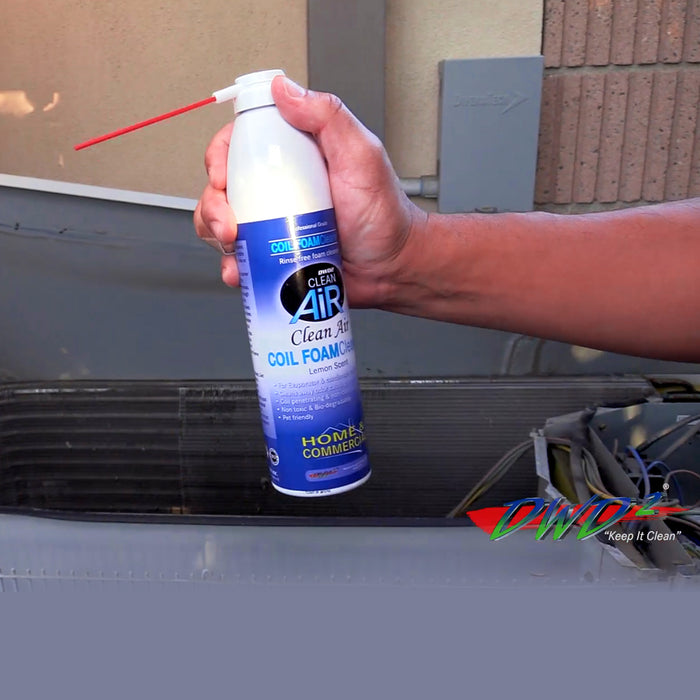 DWD2 Clean Air® Foaming Coil Cleaner Home & Commercial self-rinsing