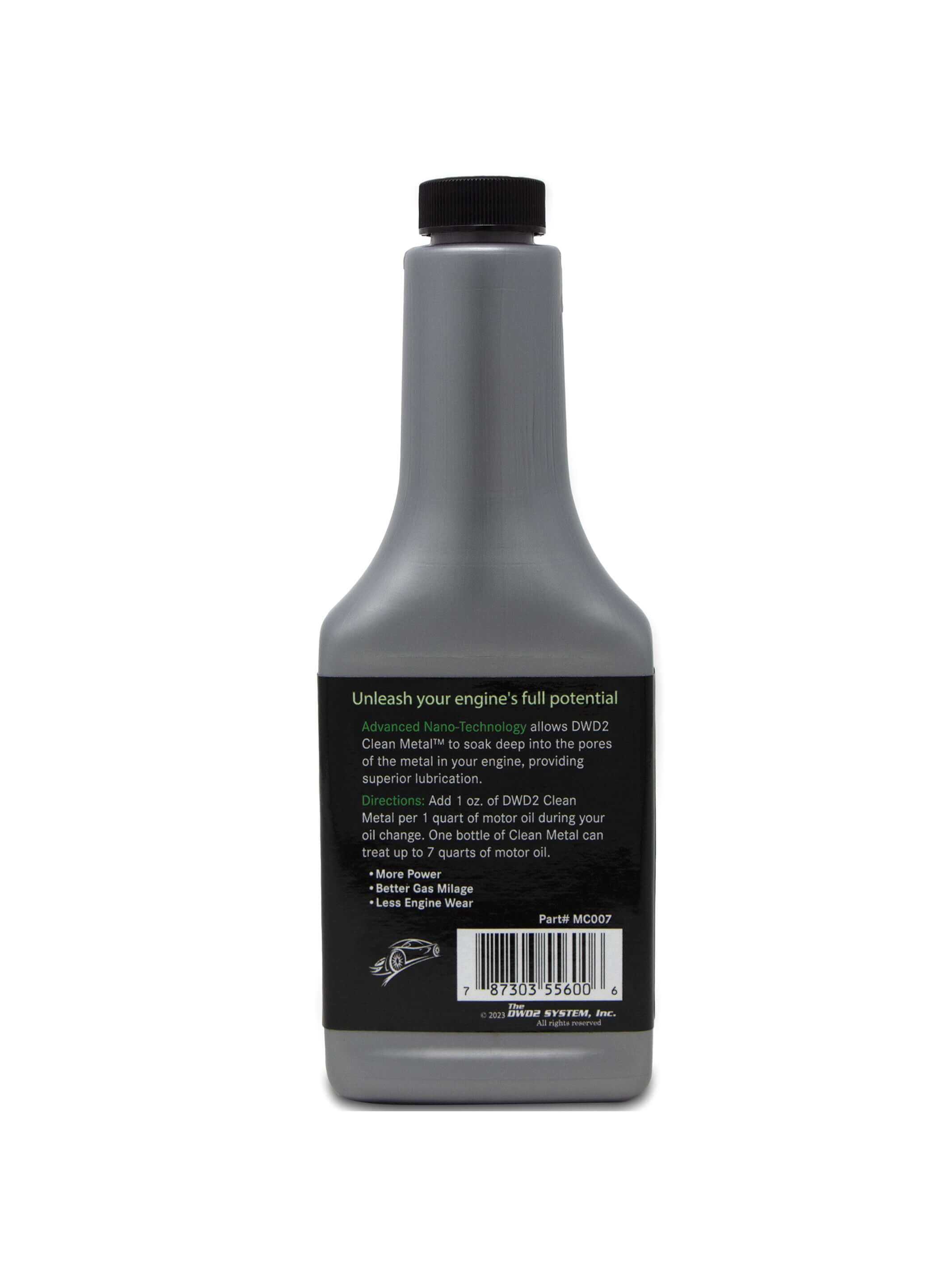 DWD2 Clean Metal™ Conditioner - Engine Oil Additive, Friction Reducer 7 oz. | Motor Oil Additive | Nano-Technology | Reduce Heat and Friction | Enhance Engine Performance | Increase Fuel Economy