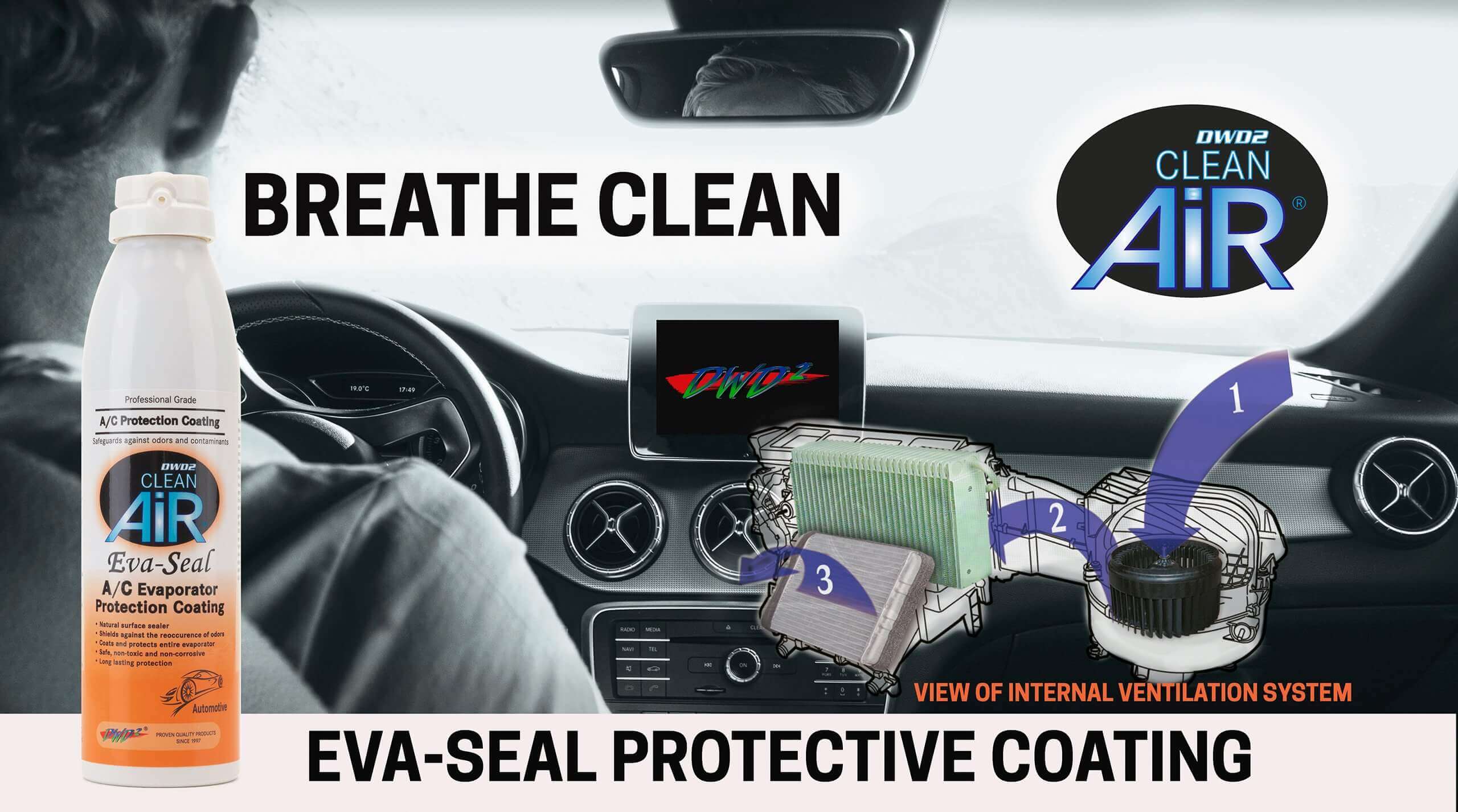 Eva-Seal™ - Enzymatic Protective  A/C Evaporator Coating 8 oz.