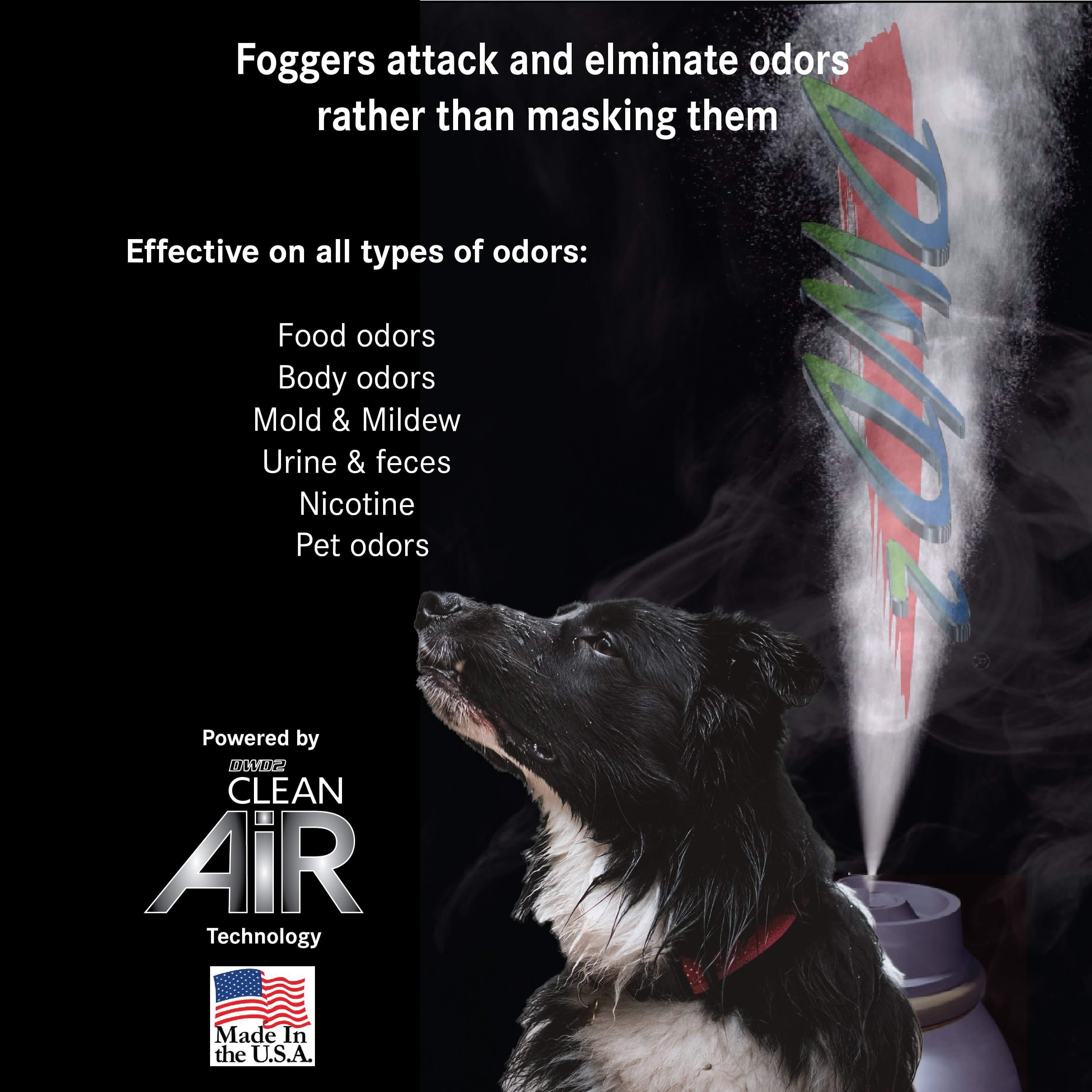 DWD2 Clean Air® Fogger Odor Eliminator (Super Strength Cinnamon) 3 oz.
